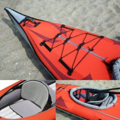 KAYAK GONFLABLE ADVANCED ELEMENTS FRAME CONVERTIBLE ELITE ROUGE -Kayak Des Vagues kayak gonflable advanced elements frame convertible elite rouge 4