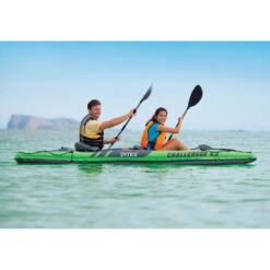KAYAK GONFLABLE INTEX CHALLENGER K2 11 KAYAK GONFLABLE INTEX CHALLENGER K2 -Kayak Des Vagues kayak gonflable intex challenger k2 2