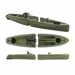 Kayak Modulable Point 65 Mojito SOLO Angler Peche Vert