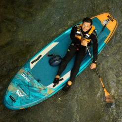 PADDLE AQUA MARINA RAPID 9.6 2023 -Kayak Des Vagues paddle aqua marina rapid 96 2022 5