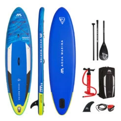 PADDLE GONFLABLE AQUA MARINA BEAST 10.6 2022 -Kayak Des Vagues paddle gonflable aqua marina beast 106 2022 7
