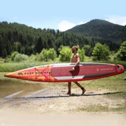 PADDLE GONFLABLE AQUA MARINA RACE 14.0 2023 -Kayak Des Vagues paddle gonflable aqua marina race 140 2022 4