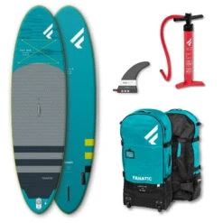 PADDLE GONFLABLE FANATIC FLY AIR 10.4 PREMIUM SAC + POMPE -Kayak Des Vagues paddle gonflable fanatic fly air 104 premium sac pompe 1