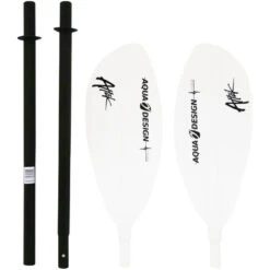 PAGAIE KAYAK AQUADESIGN ATTAK 4 PARTIES 220CM Bleu -Kayak Des Vagues pagaie kayak aquadesign attak 4 parties 220cm bleu 2