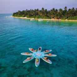 PLATEFORME YOGA GONFLABLE AQUA MARINA YOGA DOCK 2023 -Kayak Des Vagues plateforme yoga gonflable aqua marina yoga dock 2023 3