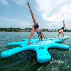 PLATEFORME YOGA GONFLABLE AQUA MARINA YOGA DOCK 2023 -Kayak Des Vagues plateforme yoga gonflable aqua marina yoga dock 2023 4