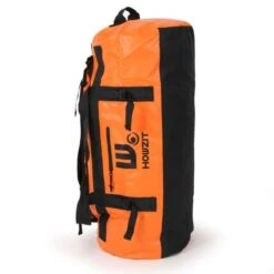 Sac De Voyage étanche DUFFEL BAG 90L HOWZIT - ORANGE -Kayak Des Vagues sac de voyage etanche duffel bag 90l howzit orange black 13