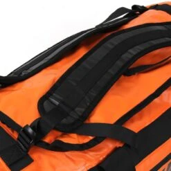 Sac De Voyage étanche DUFFEL BAG 90L HOWZIT - ORANGE -Kayak Des Vagues sac de voyage etanche duffel bag 90l howzit orange black 4