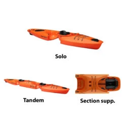 SECTION SUPPLEMENTAIRE POINT 65°N AIRSEAT MARTINI GTX ORANGE -Kayak Des Vagues section supplementaire point 65n airseat martini gtx orange 3